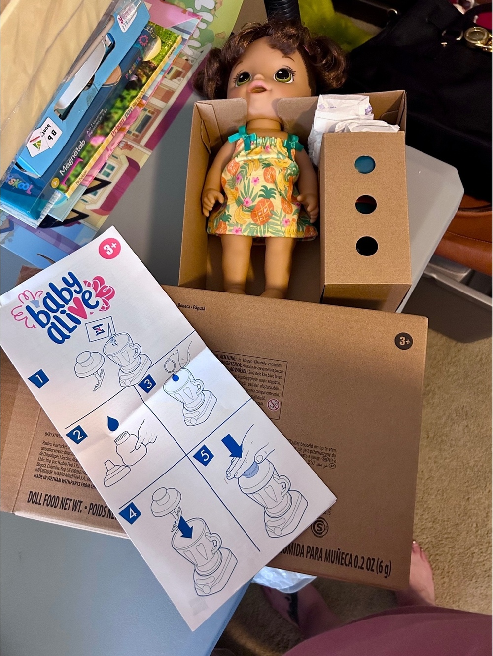 New baby alive doll set
